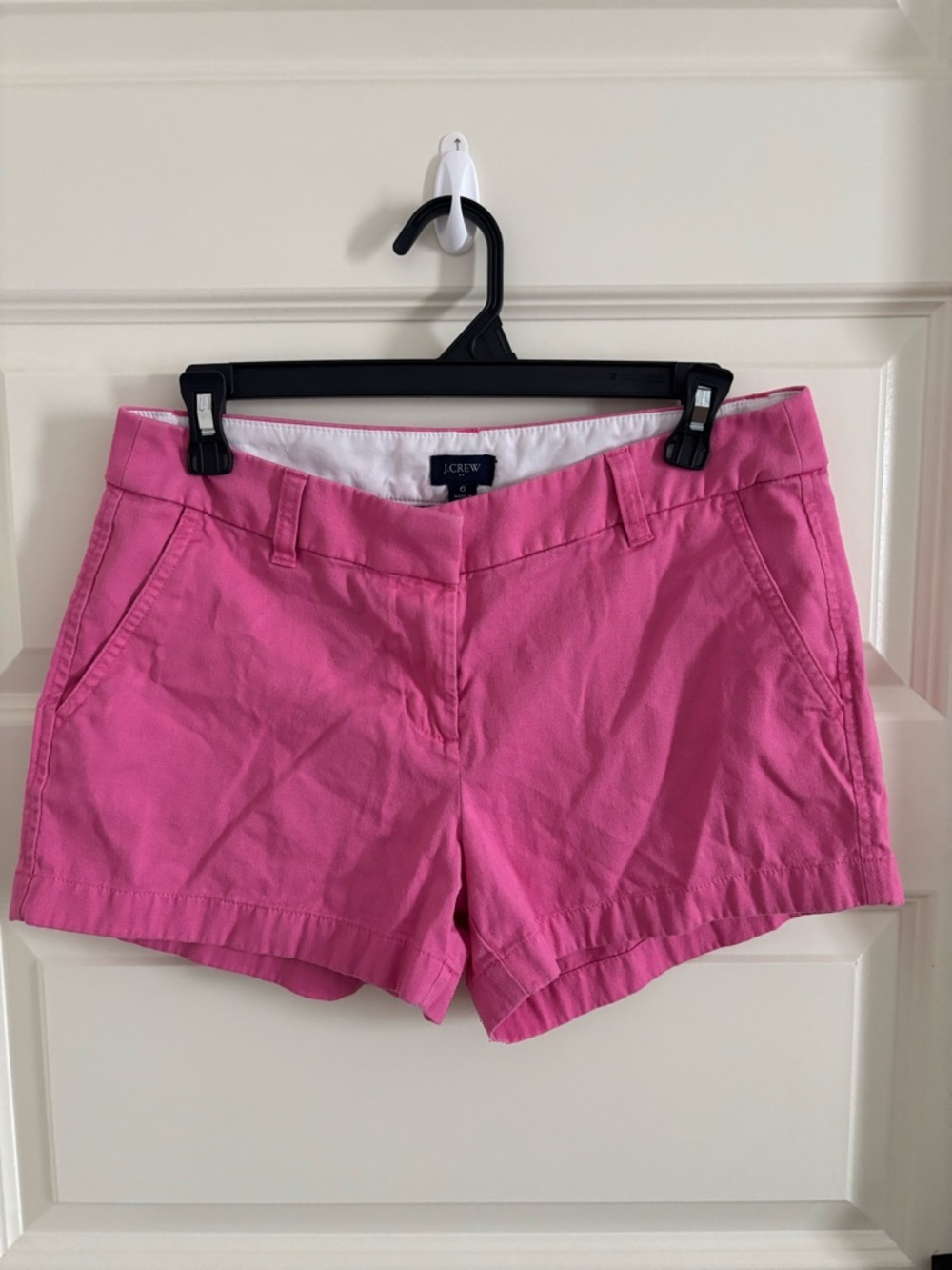 J. Crew Bright Pink Cotton Chino Shorts